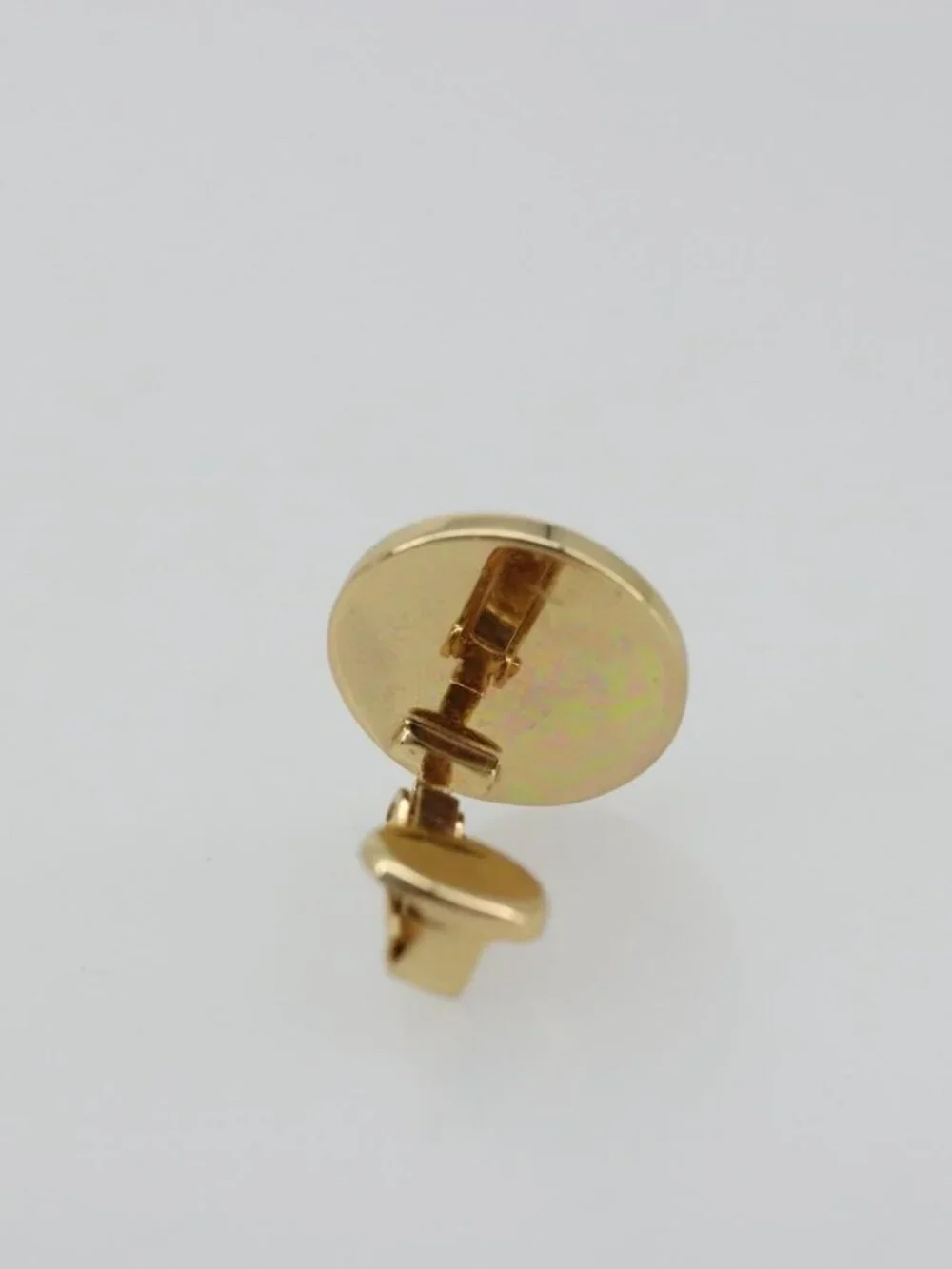 Christian Dior Earring metal Gold Tone Auth ka3906A